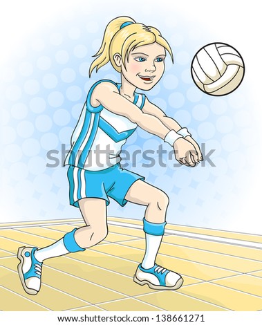 Volleyball cartoon Stock Photos, Images, & Pictures | Shutterstock