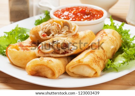 Chinese Food Often Wrapped In Pancakes Chinese Food Often Wrapped In Pancakes