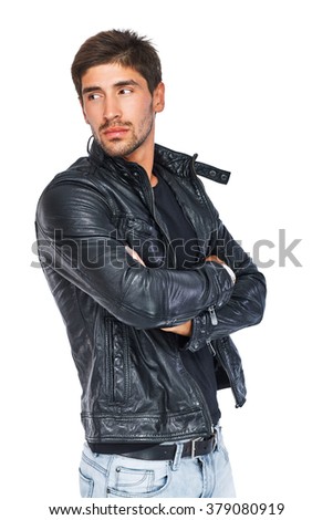 Leather Jacket Stock Images, Royalty-Free Images & Vectors ...