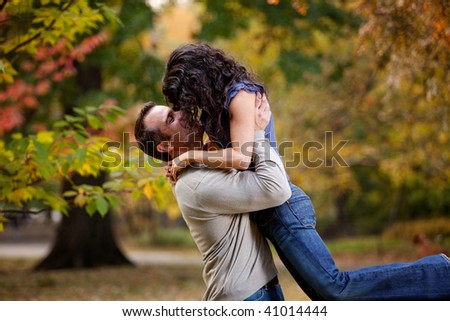 Man Giving Woman Big Hug Lifting Stock Photo 41014441 - Shutterstock