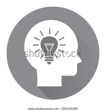 Download Head Idea Light Bulb Line Icon Stock Vector 481970860 ...