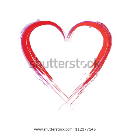 Brush Stroke Heart Stock Images, Royalty-Free Images & Vectors ...