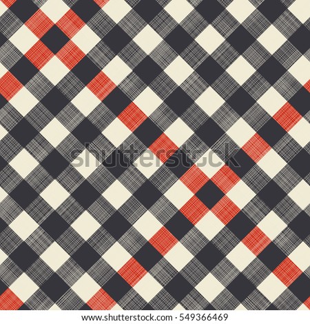 Linoleum Stock Images, Royalty-Free Images & Vectors | Shutterstock - Abstract checkered seamless pattern on texture background in retro colors.  Endless pattern can be used