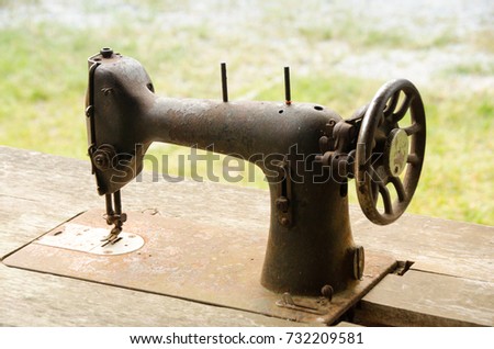 Old Sewing Machinevintage Style Boutique Resort Thailand Stock Photo Delectable Sewing Machine Thailand Old Sewing Machinevintage Style Boutique Resort Thailand Stock Photo Delectable Sewing Machine Thailand