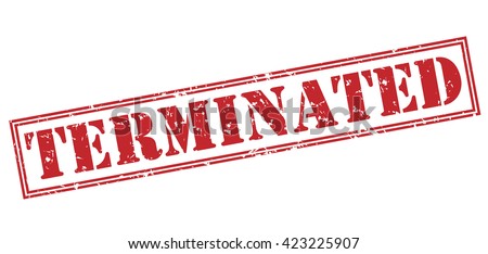 Terminated Stamp Stock Illustration 423225907 - Shutterstock