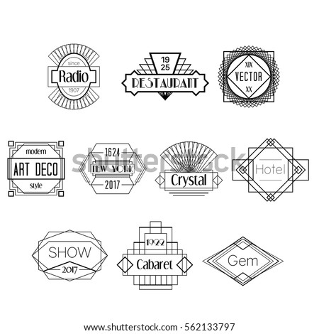 art deco vector