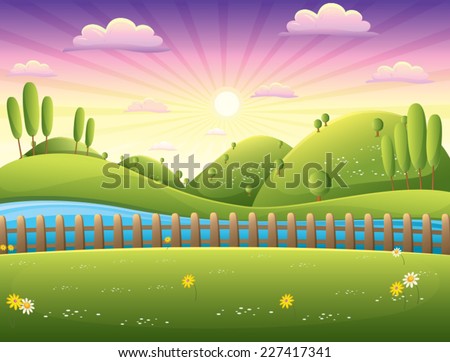 Landscape Vector Illustration
