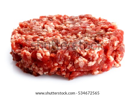 Hamburger single patty