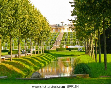 صور غابات جميلة  - صفحة 4 Stock-photo-sans-souci-palace-in-potsdam-berlin-europe-599154