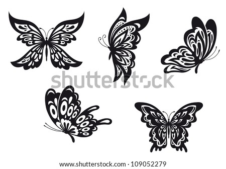 Butterfly tattoo Stock Photos, Images, & Pictures | Shutterstock