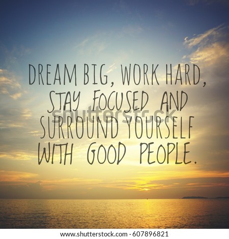 Work Hard Dream Big Stock Images, Royalty-Free Images & Vectors ...