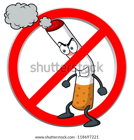 Cartoon No Smoking Sign Stock Photos, Images, & Pictures | Shutterstock