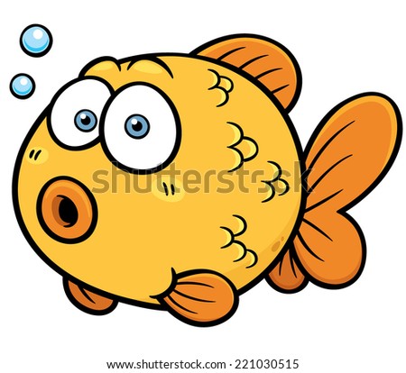 Vector illustration of Goldfish