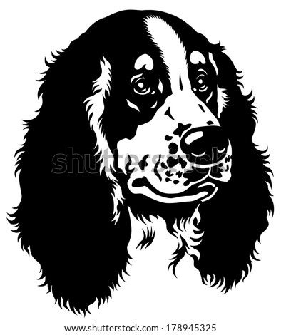 stock-vector-dog-head-english-cocker-spaniel-breed-black-and-white-image-178945325.jpg