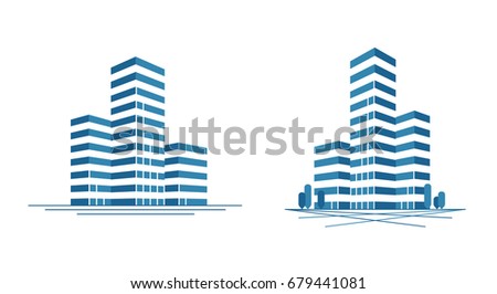 City Building Symbols Stock Vector 98540633 - Shutterstock