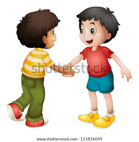 Boys shaking hands Stock Photos, Images, & Pictures | Shutterstock