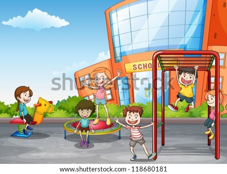 School Playground Stock Photos, Images, & Pictures | Shutterstock