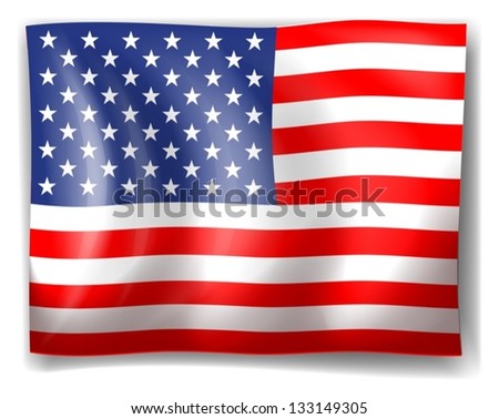 Cartoon American Flag Stock Images, Royalty-Free Images & Vectors