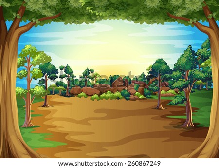 Forest Clearing Stock Vectors & Vector Clip Art | Shutterstock