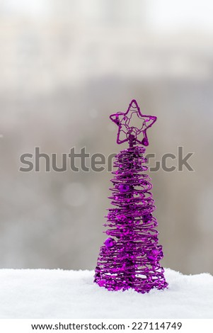 Purple Christmas Tree Stock Images, Royalty-Free Images &amp; Vectors