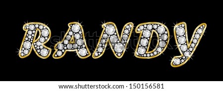 Boy Male Name Randy Made Shiny Stock Illustration 150156581 - Shutterstock