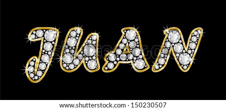 Boy Male Name Juan Made Shiny Stock Illustration 150230507 - Shutterstock