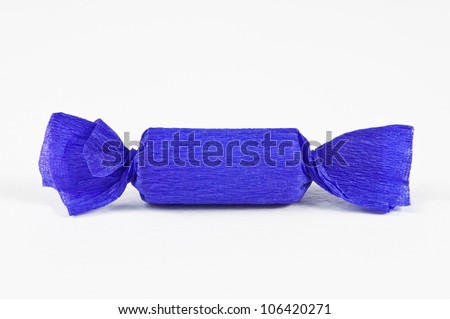 blue wrapper candy