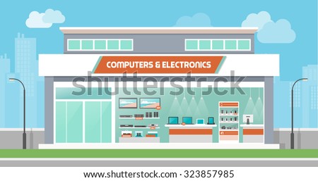 Laptop Shopping Clip Art