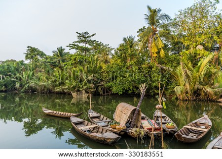 Mekong Delta in Vietnam