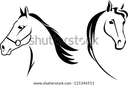 Clip Art Horse Head Clip Art horse head stock photos royalty free images vectors shutterstock with flying mane vector illustration