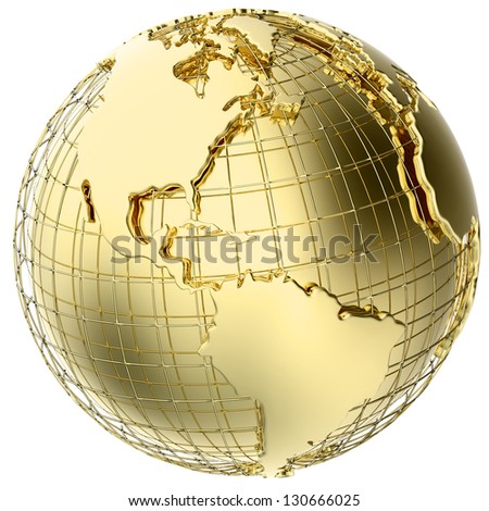 Gold Globe Stock Photos, Images, & Pictures | Shutterstock