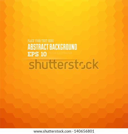Abstract geometric orange background for design