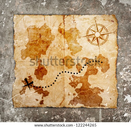 Treasure Hunt Map Stock Photos, Images, & Pictures | Shutterstock