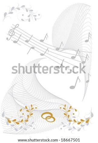 Wedding Wishes With Sheet Of Music Wedding Wishes With Sheet Of Music