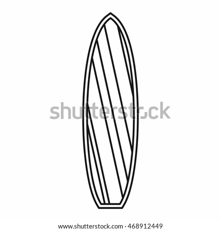 Wooden Surfboards Isolated On White Background Stock Vector 147948521