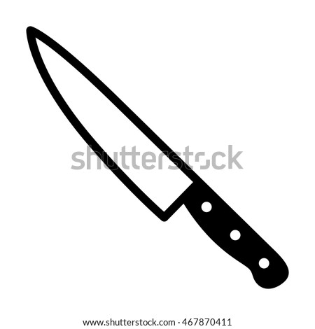 Kitchen Knife Vector chefs cooks kitchen knife line art stock vector 467870420 Kitchen Knife Vector chefs cooks kitchen knife line art stock vector 467870420