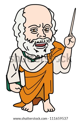 Socrates Lecture Stock Illustration 111659537 - Shutterstock