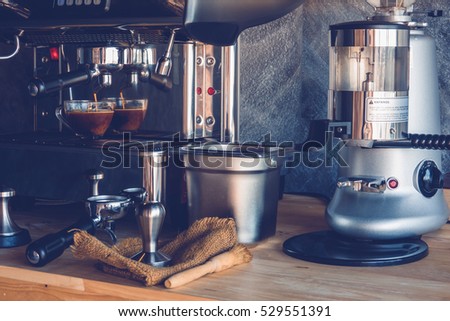Pump driven espresso machines