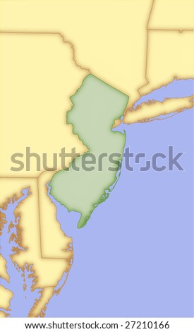 New Jersey Map Stock Images, Royalty-Free Images & Vectors | Shutterstock