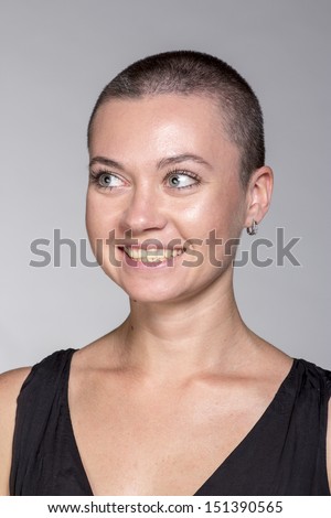 stock photo portrait of beautiful brunette woman in black dress 151390565
