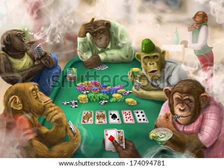 Monkey gambling