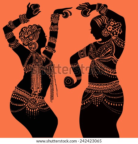 Dancing Woman Silhouette Clipart Stock Photos, Images, & Pictures ...