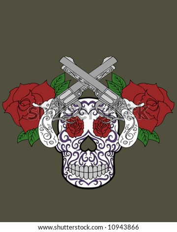 guns roses tattoo image stock illustration 10943875 shutterstock guns roses tattoo image stock illustration 10943875 shutterstock