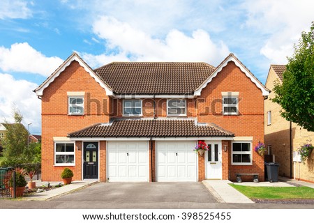 Semi Detached House semi detached house stock images, royalty-free images & vectors Semi Detached House semi detached house stock images, royalty-free images & vectors