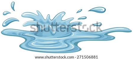 Cartoon Water Splash Stock Images, Royalty-Free Images & Vectors