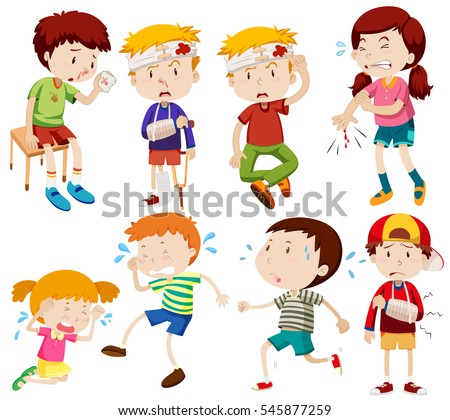 Illustration Characters Kids Cartoonvector Stock Vector 118357051 ...