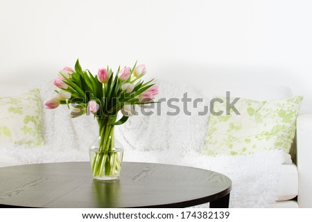 Living Room Vase vase red flowers modern white living stock photo 125803277 Living Room Vase vase red flowers modern white living stock photo 125803277