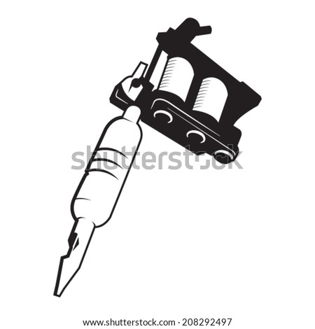 Tattoo Gun Machine Vector Stock Vector (Royalty Free) 208292497 ...