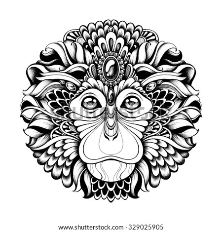 monkey tattoo stock images royalty free images u0026 vectors monkey tattoo stock images royalty free images u0026 vectors