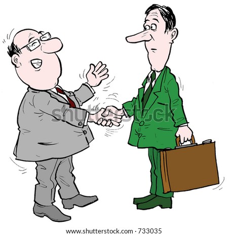 Cartoon Illustration Two Boys Talking Stock Illustration 132354665 ...